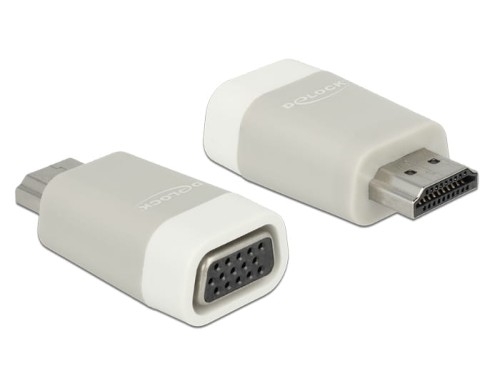 Delock HDMI - D-Sub (VGA) szary