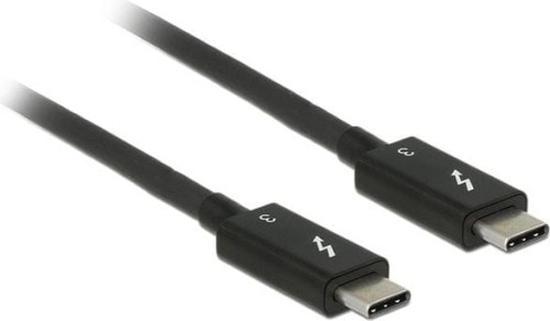 Delock Thunderbolt - Thunderbolt 0.5 m Czarny