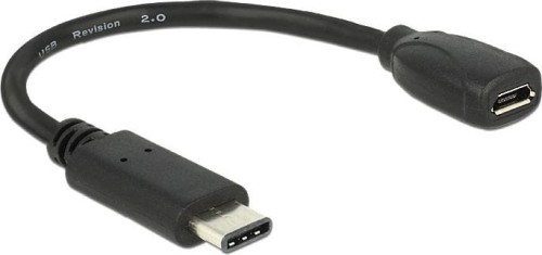 Delock USB-C 0.15m czarny