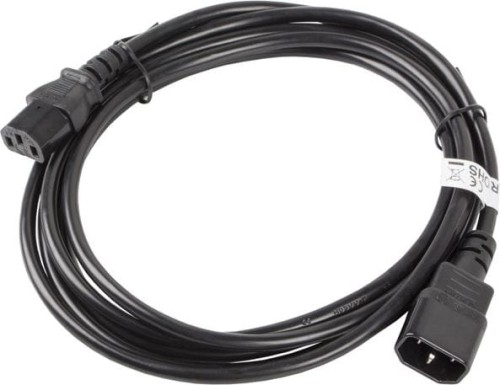 Lanberg IEC 320 C13 - C14, 3m, czarny