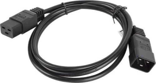 Lanberg IEC 320 C19 - C20, 1.8m, czarny