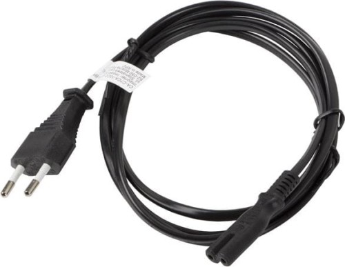Lanberg radiowy CEE 7/16 - IEC 320 C7, 1.8m, czarny