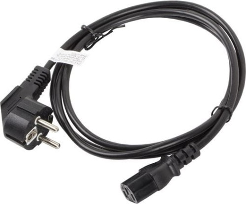 Lanberg CEE 7/7 - IEC 320 C13, 1.8m, czarny