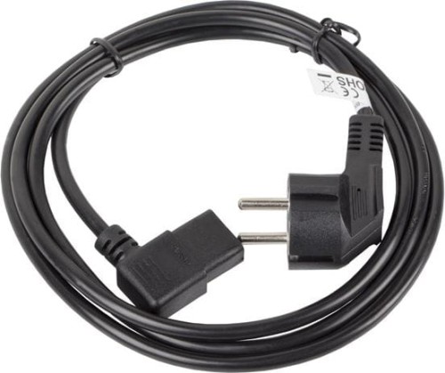 Lanberg CEE 7/7 - IEC 320 C13, 1.8m, czarny