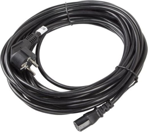 Lanberg CEE 7/7 - IEC 320 C13, 10m, czarny