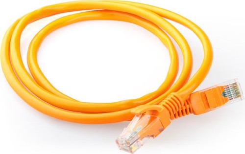 Gembird patchcord RJ45, osłonka zalewana, kat. 5e, UTP, 0.5m, pomarańczowy
