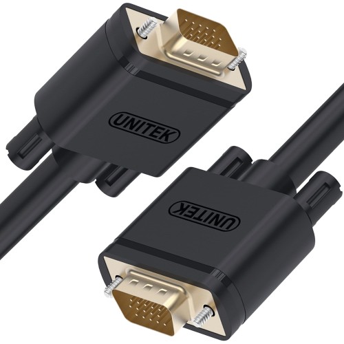 Unitek D-Sub (VGA) - D-Sub (VGA) 1.5m czarny