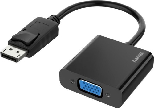 Hama DisplayPort - D-Sub (VGA) czarny