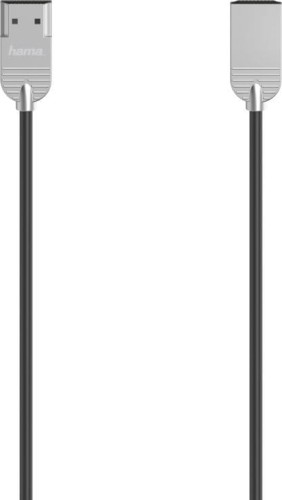 Hama HDMI - HDMI 1m srebrny
