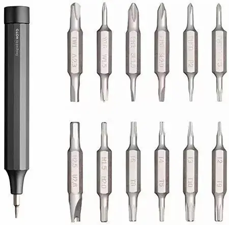 Xiaomi Hoto Precision Screwdriver Kit | Zestaw wkrętaków 24 w 1 Gray