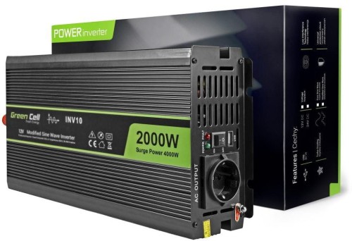 Przetwornica Green Cell 12V/230V 2000W/4000W