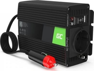 Green Cell Przetwornica napięcia 12V 150W/300W Czysta sinusoida