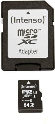 Intenso 3423490 Premium MicroSDXC 64 GB Class 10 UHS-I/U1