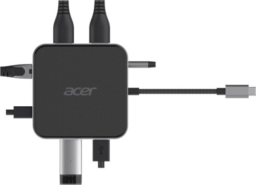 ACER 7 in 1 USB4 8K Multi Display hub HDMI + DP + 2xUSB3.2 + USB C + RJ45 + 3.5mm Audio Port