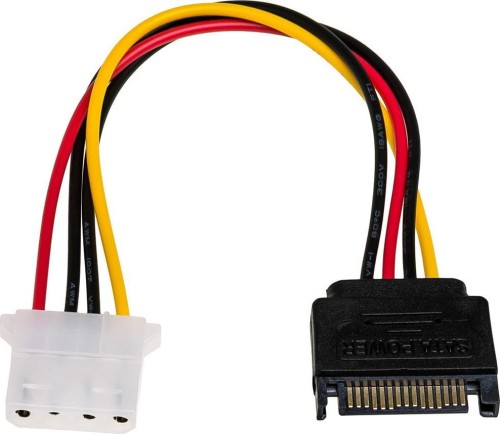 Akyga AK-CA-11 Molex - SATA, 0.15m, Wielokolorowy
