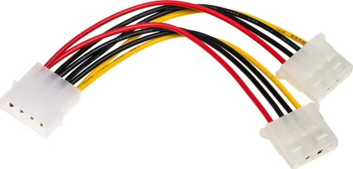 Akyga AK-CA-15 Molex - Molex x2, 0.15m, Wielokolorowy