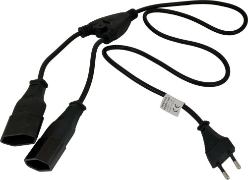 Akyga AK-RD-05A Y przedłużacz CEE 7/16 1.2m kolor czarny