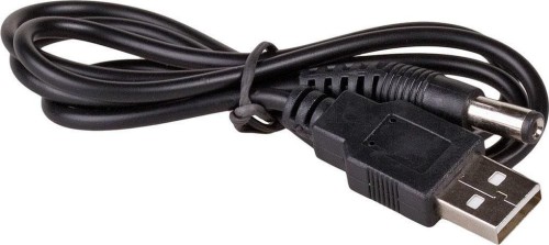 Akyga AK-DC-01 USB-A - DC 5.5 x 2.1 mm 0.8 m Czarny