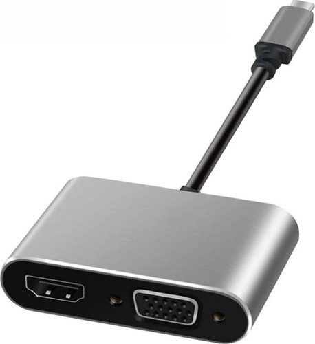 Art ADAPTER USB-C / HDMI żeński 4K 30Hz + SVGA 15pin żeński  ART oem