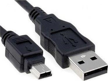 Akyga USB-A - miniUSB 1.8 m Czarny