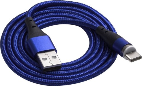 Akyga USB-C - USB-C 1 m Niebieski