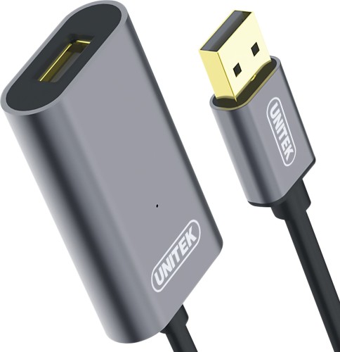Unitek Y-271 USB-A - USB-A 5 m Srebrny