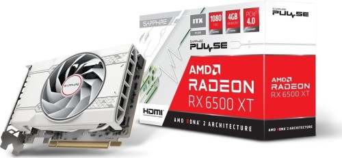 Sapphire 11314-04-20G Pulse Radeon RX 6500 XT ITX Pure OC 4GB GDDR6
