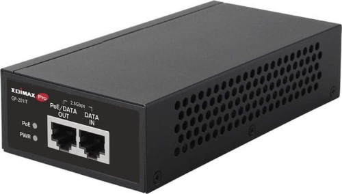 EdiMax GP-201IT adapter PoE 2.5 Gigabit Ethernet, Fast Ethernet, Gigabit Ethernet