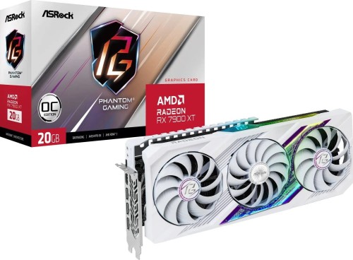 ASRock Radeon RX 7900 XT Phantom Gaming White OC 20GB GDDR6