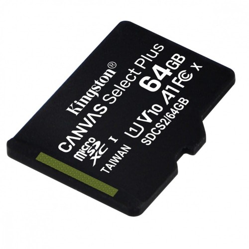 Kingston Karta pamięci microSD  64GB Canvas Select Plus 100MB/s