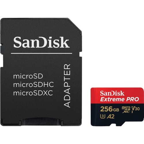 SanDisk Karta pamięci Extreme Pro microSDXC 256GB 170/90 MB/s A2 V30 U3