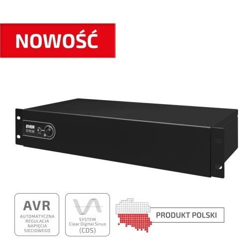 UPS  Ever ECO Pro 1000 AVR CDS 19" 2U_0