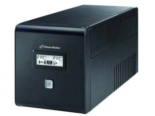 Zasilacz UPS LINE-INTERACTIVE 1000VA 2X 230V PL + 2XIEC OUT, RJ11/RJ45 IN/OUT, USB, LCD _0