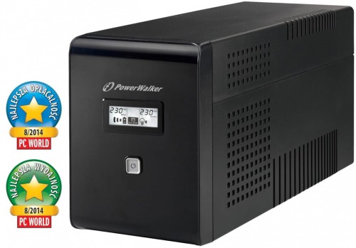 UPS POWER WALKER LINE-INTERACTIVE 1500VA 2X 230V PL + 2XIEC OUT, RJ11/RJ45 IN/OUT, USB, LCD _0