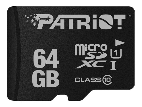 Karta pamięci Patriot 64GB LX Series MicroSDHC UHS-I/Class 10