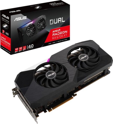 Karta graficzna Asus Dual Radeon™ RX 6700 XT STD Edition 12GB GDDR6