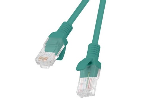 Kabel sieciowy Lan Rj45 Patchcord 5E UTP 5M ZIELONY