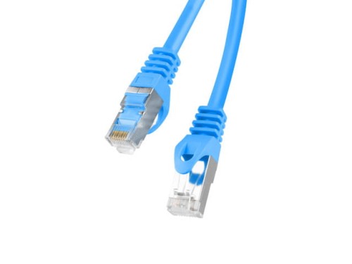 Kabel sieciowy Lan Rj45 Patchcord KAT.6 FTP POE 1,5M NIEBIESKI