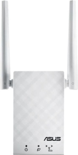 Bezprzewodowy, dwupasmowy wzmacniacz sygnału ASUS RP-AC55 w technologii AC1200