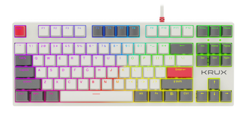 Klawiatura mechaniczna KRUX ATAX PRO RGB Creator Retro Gateron Yellow PRO