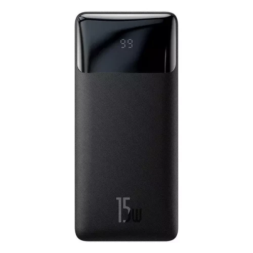 BASEUS Power Bank Bipow 20000mAh, 2xUSB, USB-C, 15W Black