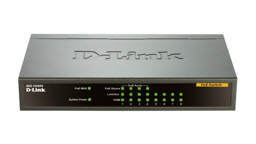 Switch D-Link DES-1008PA 8x10/100Mbps