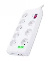 Ever Listwa Home 2M USB 8 gniazd Filtrująca