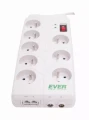 Ever Listwa Home 2M USB 8 gniazd Filtrująca
