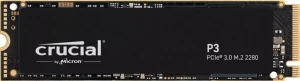 Crucial P3 1TB M.2 2280 PCI-E x4 Gen3 NVMe