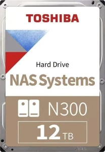 Toshiba N300 (retail) 12TB 3.5'' SATA III (6 Gb/s)