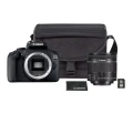 Canon EOS 2000D + obiektyw EF-S 18-55 IS II VUK + Torba + Karta 16GB