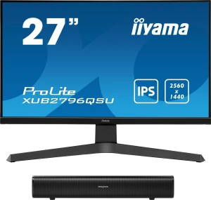 iiyama XUB2796HSU-B1 + Soundbar Creative