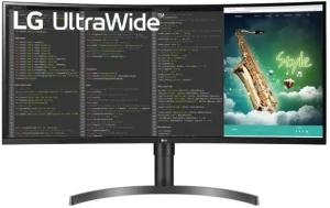 LG 35WN75C-B Curved HDR10