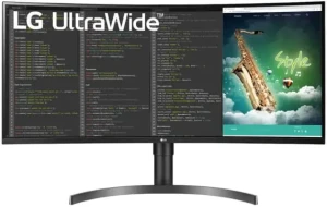 LG 35WN75C-W Curved HDR10
